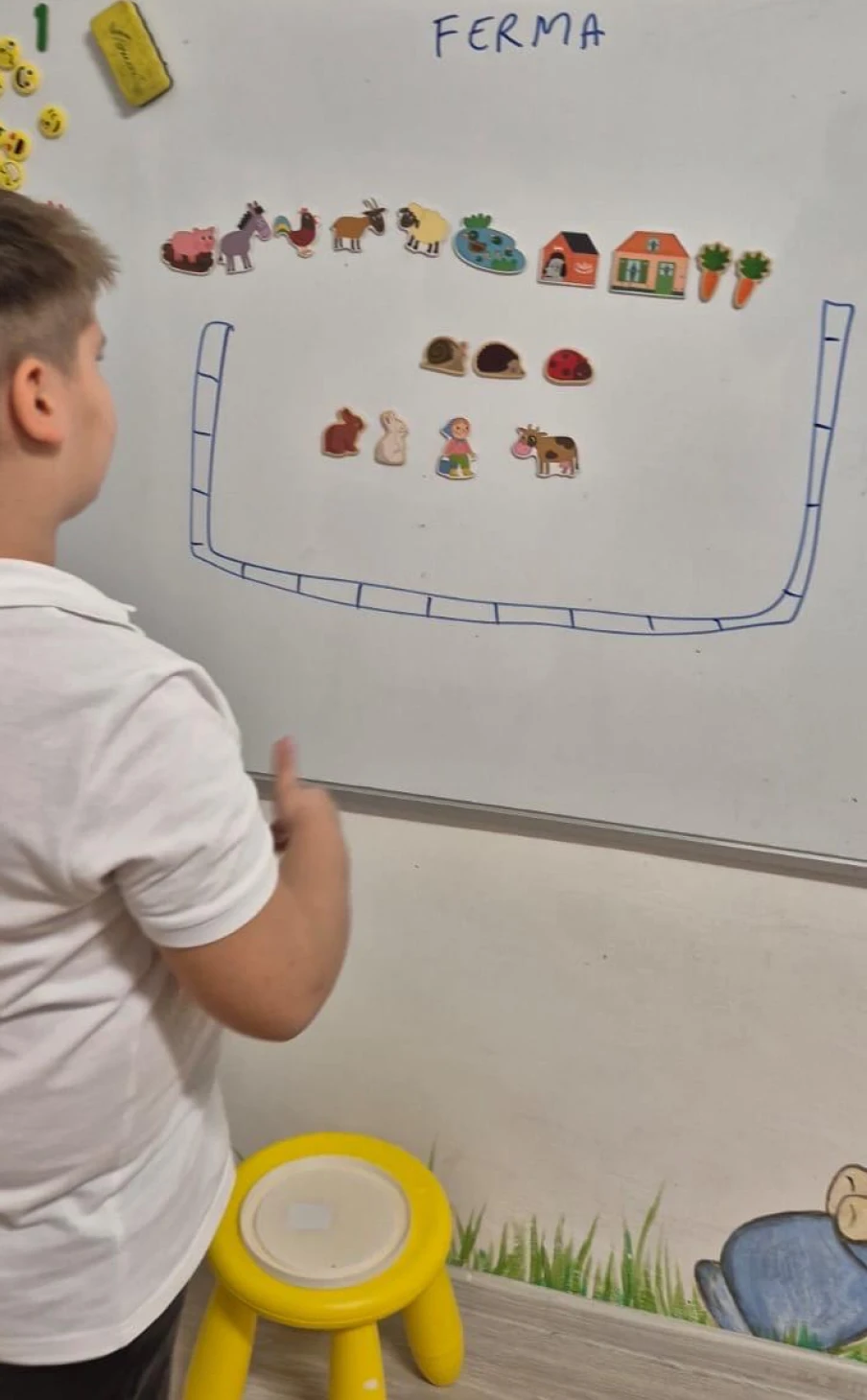 Alex at the whiteboard